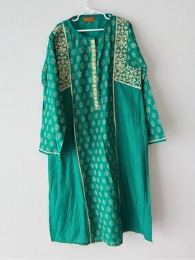 Green Senorita Embroidered 3-Piece Suit GIRLS SIZING